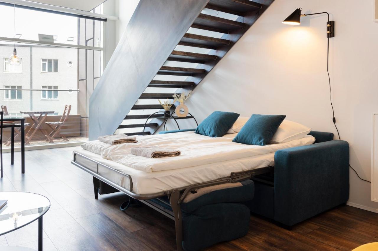 Loft-Style Duplex With Balcony In Downtown Reykjavik Apartment ภายนอก รูปภาพ